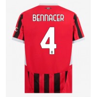 Fotballdrakt Herre AC Milan Ismael Bennacer #4 Hjemmedrakt 2024-25 Kortermet